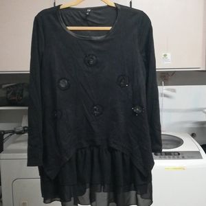 Elegant black blouse